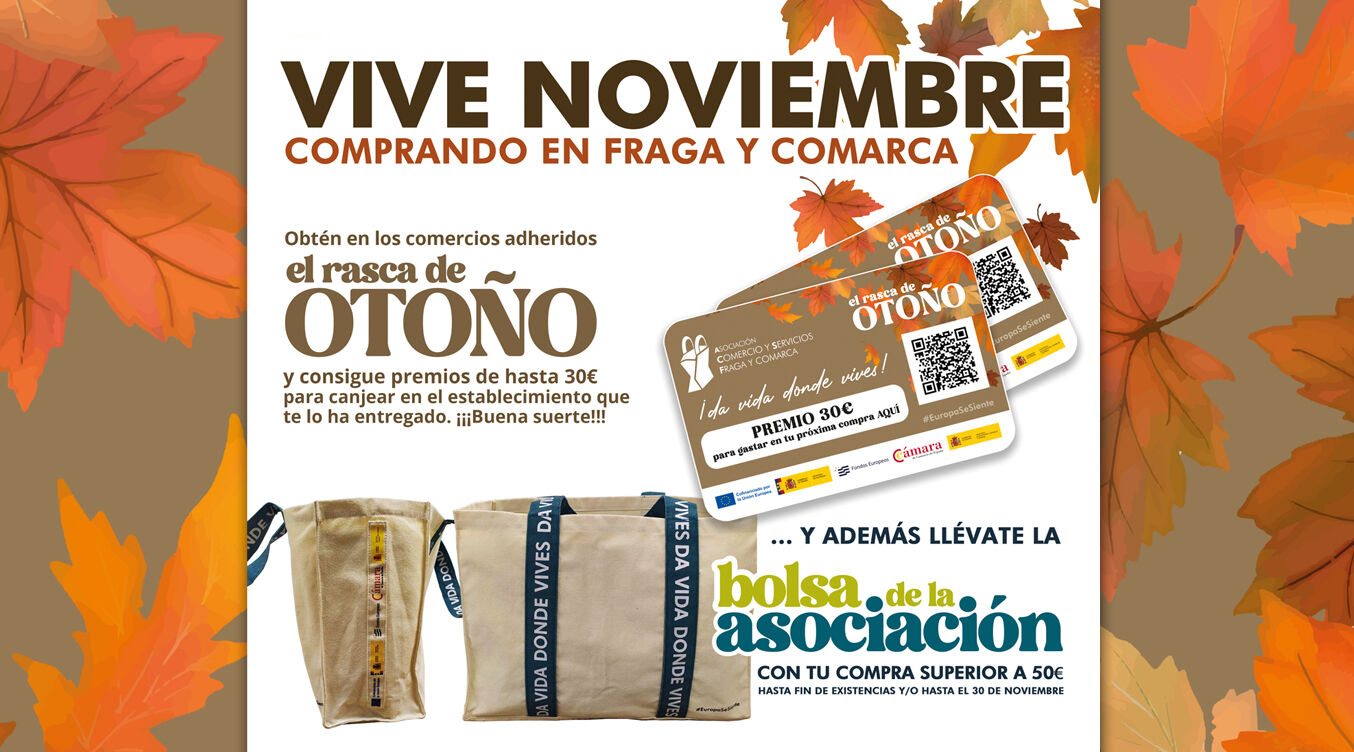 VIVE NOVIEMBRE COMPRANDO EN FRAGA Y COMARCA