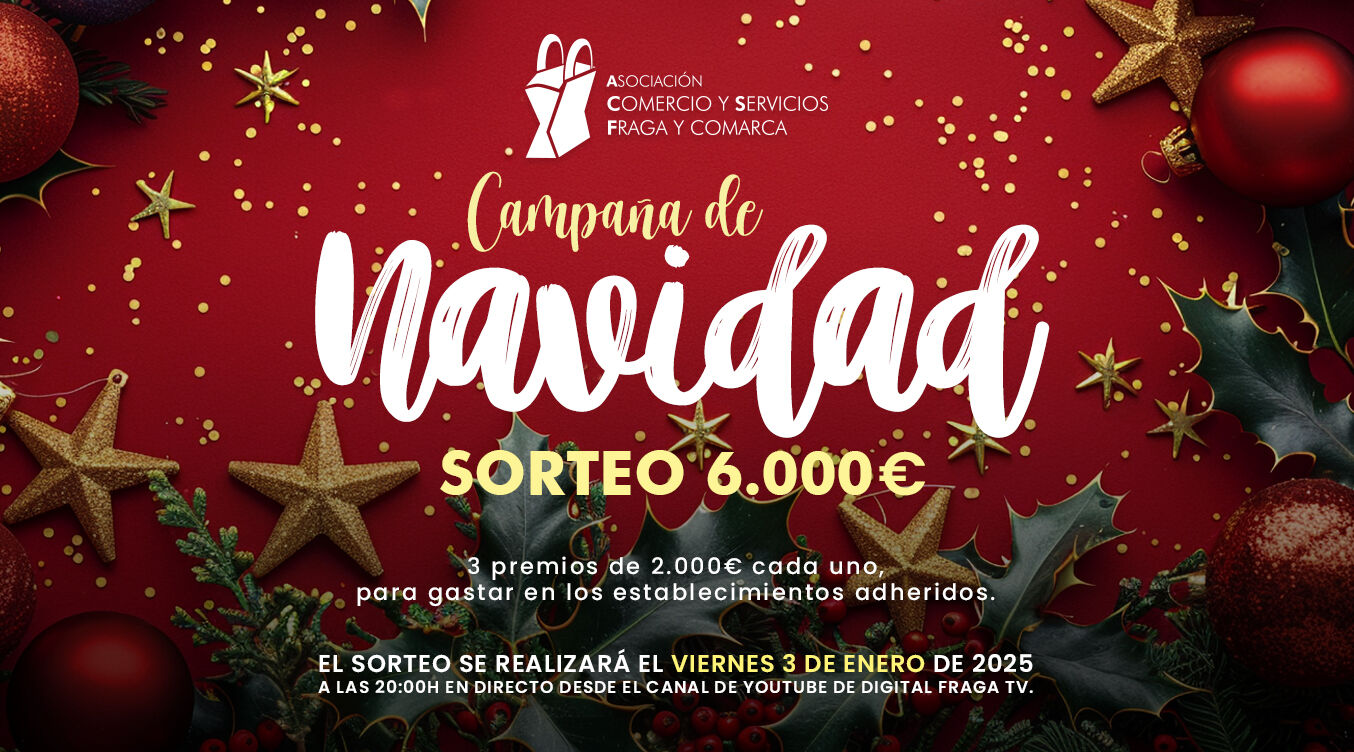 Sorteo 6.000€ Campaña de Navidad 2024/25