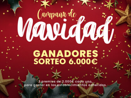 GANADORES SORTEO 6.000 EUROS NAVIDADES 2024/2025